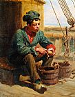 Boy Canvas Paintings - The Cabin Boy